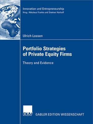 cover image of Portfolio Strategies of Private Equity Firms